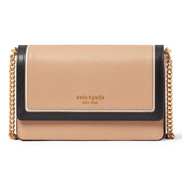 Kate Spade New York Morgan Colorblocked Saffiano Leather Flap Chain Wallet