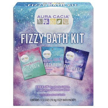 Aura Cacia Fizzy Bath Kit