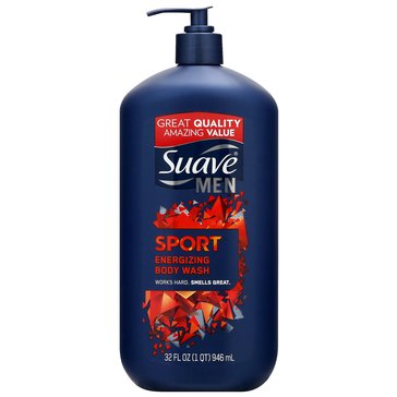 Suave Men Sport Body Wash 30oz