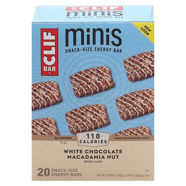 Clif Bar Mini Energy Bar, 20-count