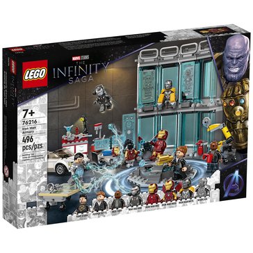 LEGO Marvel Iron Man Infinity Saga Armory Set (76216)
