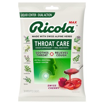 Ricola Max Throat Care Cherry