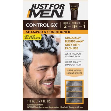 Just For Men Control GX Grey Reducing 2 in 1 Shampoo and Conditioner