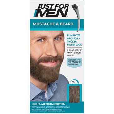 Just For Men Mustache and Beard Brush-In Color Gel