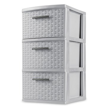 Sterilite 3-Drawer Weave Tower