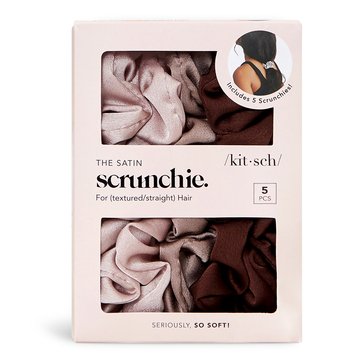 Kitsch Satin Scrunchies