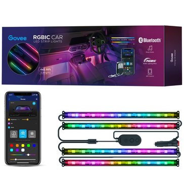 Govee RGBIC Smart Car LED Strip Lights