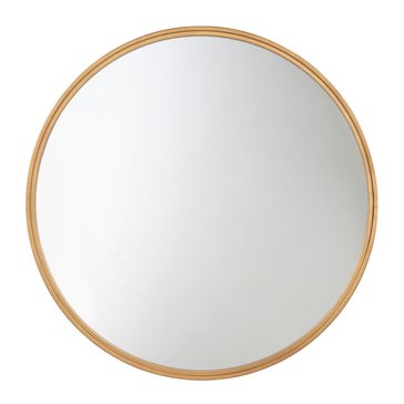 Signature Design by Ashley Brocky Round Accent Mirror Gold