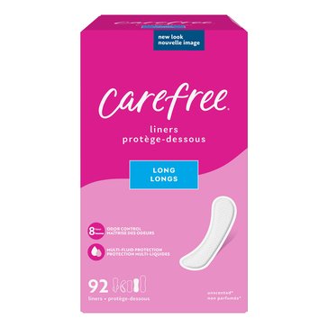 Carefree Acti-Fresh Unscented Long Pantiliners