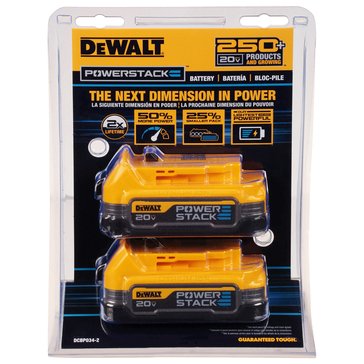 Dewalt 20-Volt Max Powerstack Batteries 2Pk