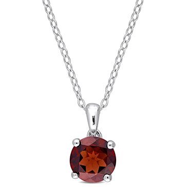 Sofia B. 1 5/8 cttw Garnet Solitaire Pendant