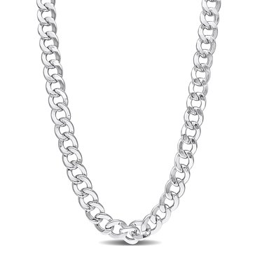 Sofia B. Sterling Silver Curb Link Chain Necklace 