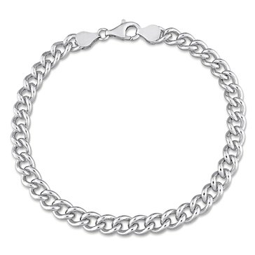 Sofia B. Sterling Silver Curb Link Chain Anklet