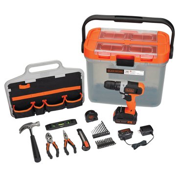 Black & Decker 20-Volt 29-Piece Project Kit withTool Box