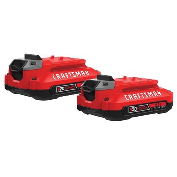 Craftsman 20-Volt Max Li-Ion Battery 2-Pack