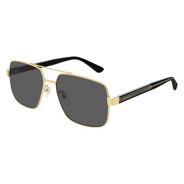 Gucci GG0529S Men's Metal Navigator Sunglasses