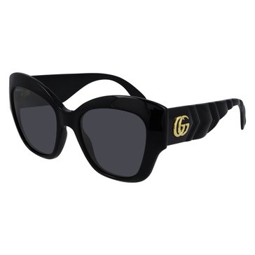 Gucci GG0808S Women's Oversized Cat Eye Sunglasses
