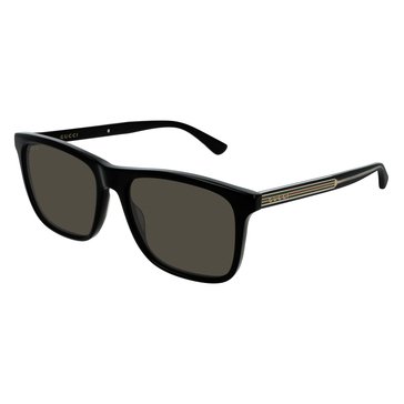 Gucci GG0381SN Men's Rectangular Polarized Sunglasses