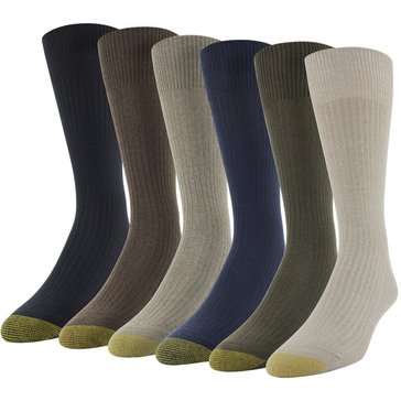 Gold Toe Men's 6-Pack Stanton Crew Sock