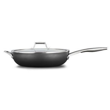 Calphalon Premier Hard Anodized Nonstick Deep Skillet With Cover