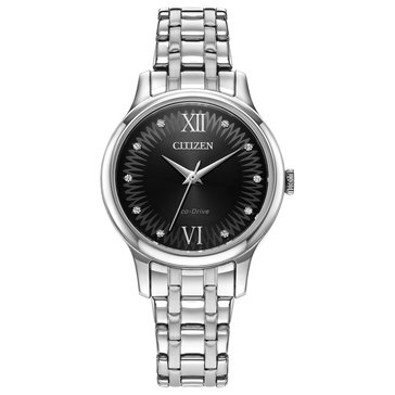Citizen Eco Drive Womens Classic Stainless Steel Bracelet Watch