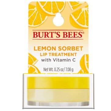 Burts Bees Lemon Sorbet Lip Treatment and Vitamin C