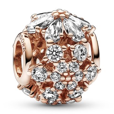 Pandora Sparkling Herbarium Cluster Round Charm