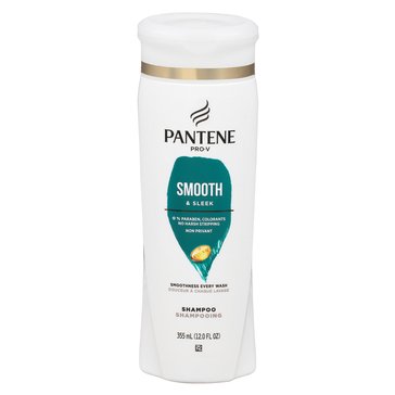 Pantene Pro-V Smooth & Sleek Shampoo, 12oz