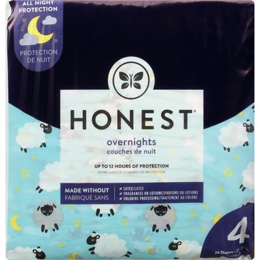 The Honest Company Overnights Diapers Size 4, 24-count