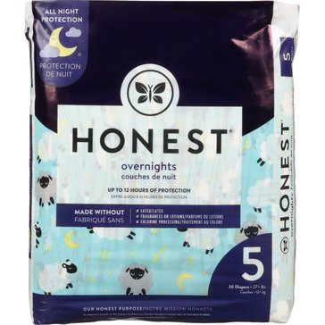 The Honest Company Overnights Diapers Size 5, 20-count