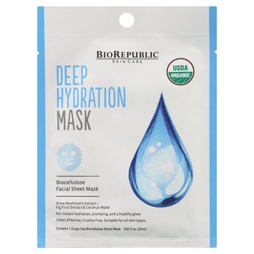 BioRepublic Deep Hydration Organic Facial Sheet Mask