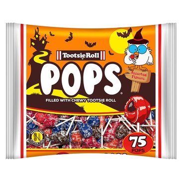 Tootsie Halloween Pops, 75-count