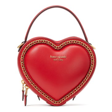 Kate Spade New York Amour Smooth Leather 3D Heart Crossbody