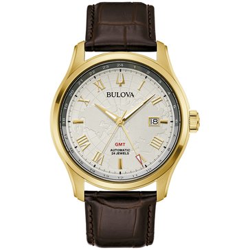 Bulova Men's Wilton Automatic Classic Leather Strap Watch