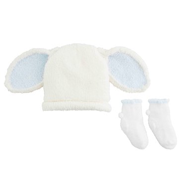 Mud Pie Baby Chenille Bunny Hat & Sock Set