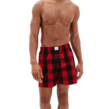 AE Men's Plaid Stretch Boxer Short