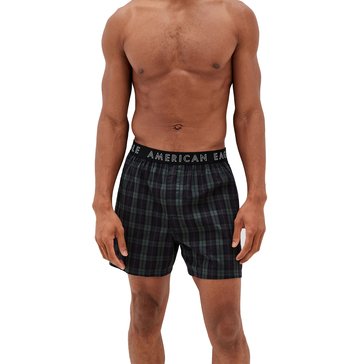 AE Men's Vincent Plaid Stretch Boxer