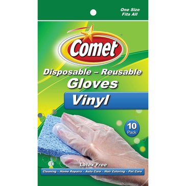 Comet Disposable Vinyl Gloves