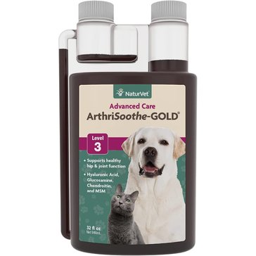 NaturVet Arthrisoothe Gold Advanced Joint Care Level 3 Liquid 32oz_D