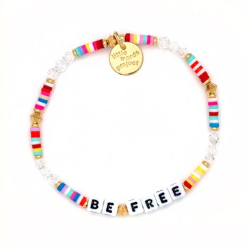 Little Words Project-Be Free Beaded Stretch Bracelet