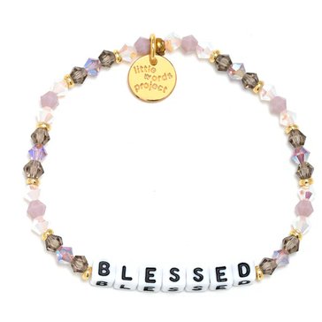 Little Words Project-Blessed Beaded Stretch Bracelet