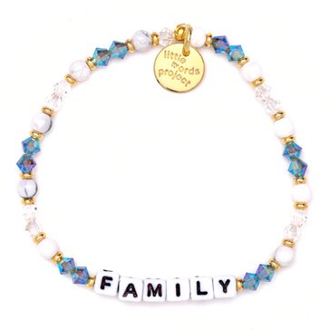 Little Words Project-Family Beaded Stretch Bracelet