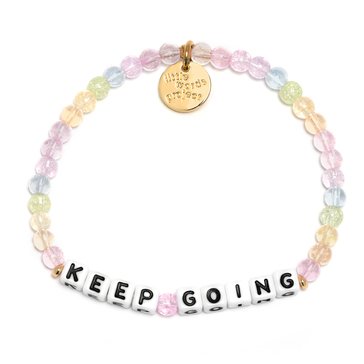 Little Words Project Keep Going Beaded Stretch Bracelet