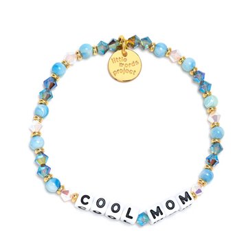 Little Words Project-Mom Life-Cool Mom Beaded Stretch Bracelet