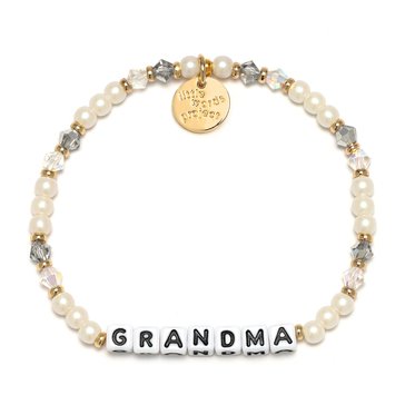 Little Words Project-Mom Life-Grandma Beaded Stretch Bracelet