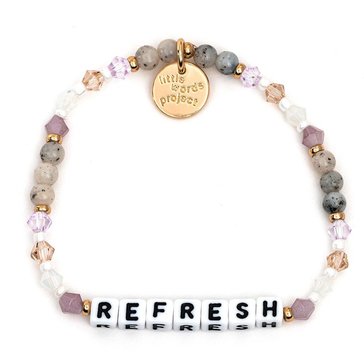 Little Words Project Refresh Beaded Stretch Bracelet