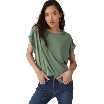 Lucky Brand Women's Core Sandwash Dolman Tee