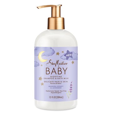 SheaMoisture Baby Nighttime Manuka Honey & Lavender Shampoo & Bath Milk