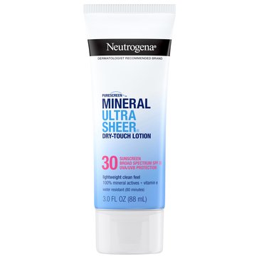 Neutrogena Ultra Sheer Mineral Body Lotion SPF30