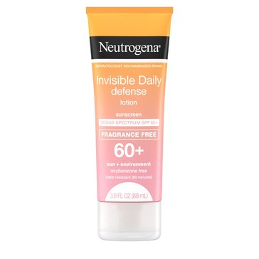 Neutrogena Invisible Daily Defense Fragrance Free Lotion SPF60